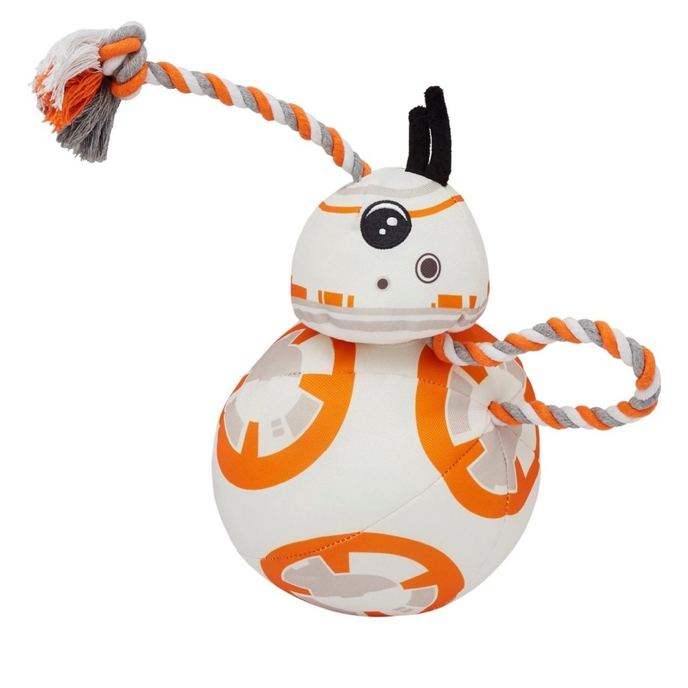 NWOT BB-8 Star Wars Plush Rope Dog Toy